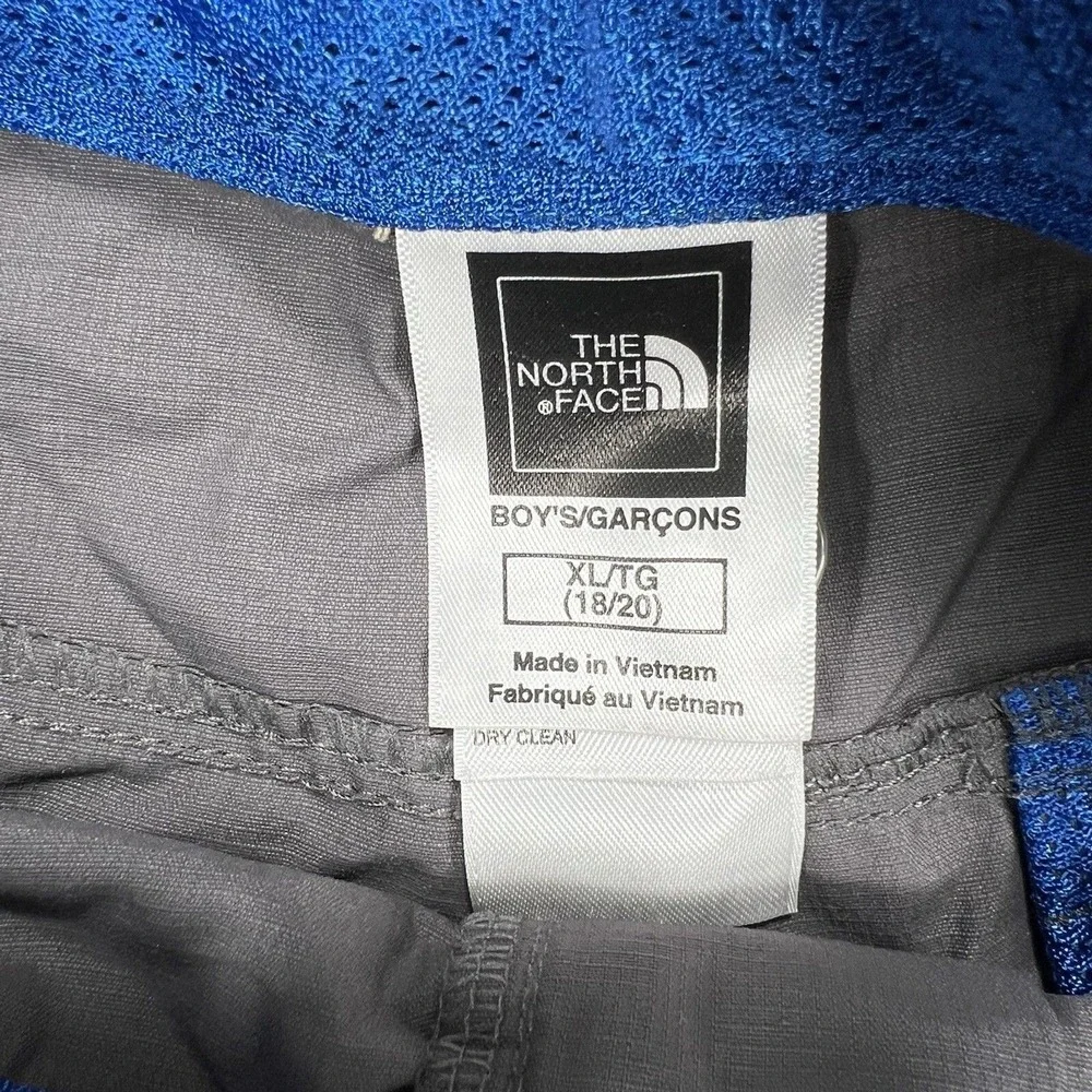 The North‎ Face Cargo Shorts Boy's XL 18/20 Gray Nylon Gorpcore Hiking Outdoors